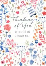 Thinking of you flowers created by Rebecca Prinn