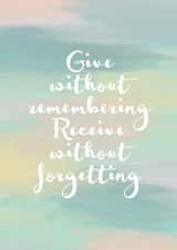 happy give Love & Friendship Card 6348 created by Uzma Faheem