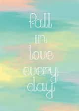 love happy Just because Card 6351 created by Uzma Faheem