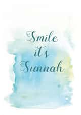 smile sunnah Faith Cards Card 28669 created by Uzma Faheem