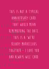 anniversary pink Anniversary Card 3954 created by Coulson Macleod