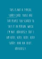 sorry forgiveme Sorry Card 3957 created by Coulson Macleod