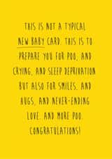 newbaby yellow New Baby Card 3958 created by Coulson Macleod