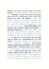 newbaby typography New Baby Card 3962 created by Coulson Macleod