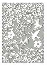 well done Graduation Card 6441 created by michael cheung