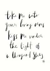 ed sheeran Valentines Day Card 4990 created by Art + Ace Studio