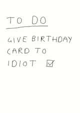 birthday humour Birthday Card 6466 created by Redback Cards