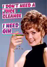 BIRTHDAY GIN Love & Friendship Card 2963 created by Dean Morris Cards