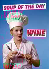 FUNNY WINE Birthday Card 25757 created by Dean Morris Cards