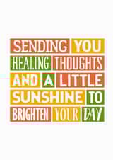 Cheerful Get Well Card - Sending Sunshine created by SixElevenCreations