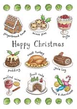 christmas sprouts Christmas Card 28501 created by Hazel Fisher Creations