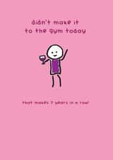 funny cute Humour Card 6480 created by Redback Cards