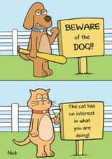 Funny Humour Humour Card 6755 created by Nick Hannaford-Hill