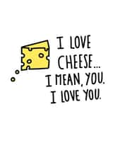 cheese love Valentines Day Card 28869 created by Everdoodle