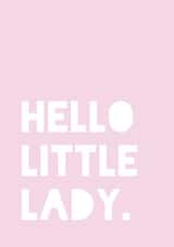 BABY HELLO New Baby Card 6737 created by Paper & Wool