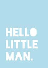 Hello little man created by Paper & Wool