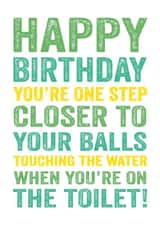 saggyballs birthday Birthday Card 3497 created by Do You Punctuate?