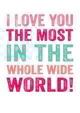 iloveyou valentines Valentines Day Card 26150 created by Do You Punctuate?