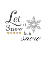 christmas let it snow Card 28162 created by Gellie Design