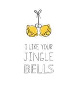 jingle bells Christmas Card 26922 created by Prairie Chick Prints