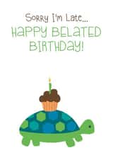 birthday belated Birthday Card 2498 created by The Imagination Spot