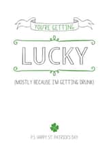 getting lucky Humour Card 4553 created by Prairie Chick Prints