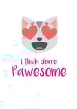 pawesome awesome Love & Friendship Card 6823 created by Let's Dream