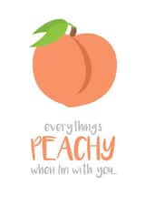 everything peachy Anniversary Card 29018 created by Let's Dream