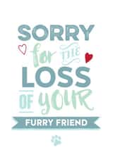 lossofpet lossofdog Sympathy Card 5063 created by Silly Prints