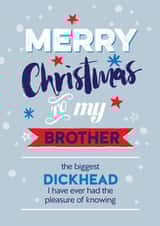 merrychristmas brother Christmas Card 5070 created by Silly Prints