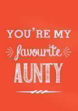 Aunty favourite Birthday Card 4214 created by Ilka Dickens