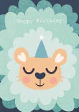 green lion Birthday Card 24523 created by Claire Stamper