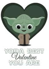 yoda best Valentines Day Card 24477 created by Jordan Williams