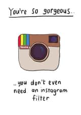 love instagram Valentines Day Card 27027 created by Che Dyer