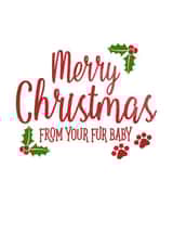 pet dog Christmas Card 26442 created by Ruby Wren Designs