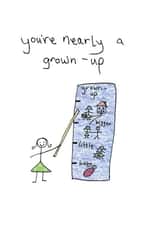 Child Cute Birthday Card 6055 created by Greetings by Nibby Williams