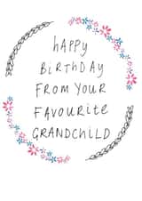 grandma nan Birthday Card 6136 created by Rachel Storey Illustration