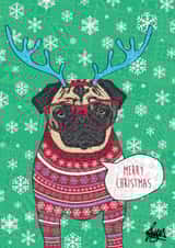 fun funny Christmas Card 23935 created by Rose Hill Designs