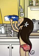 milk kitchen Card 29078 created by Mara's Rainy Days