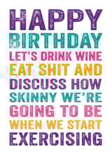 happy birthday Birthday Card 3499 created by Do You Punctuate?