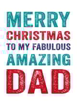 dad merry Christmas Card 26152 created by Do You Punctuate?