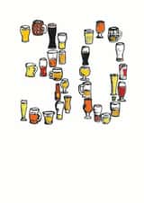 30 30th Birthday Card 6996 created by A Ray of Sunshine Cards