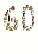 60 60th Birthday Card 6999 created by A Ray of Sunshine Cards