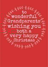 GRANDPARENTS GRANDAD Christmas Card 2788 created by Always Sparkle