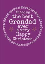 GRANDAD XMAS Christmas Card 25645 created by Always Sparkle