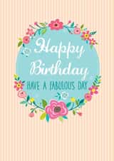 Classic Birthday Card - For Her - Flowers created by YTR Studios (Yasmin Tara)