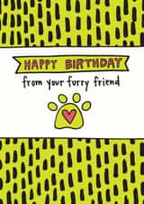 Happy Birthday From Your Pet Card created by Angela Chick
