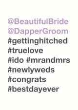 #WEDDING created by Bow & Bell