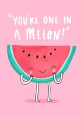 Cute Puns Thank You Card 2128 created by Charly Clements