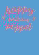 Poppet Blue Birthday Card 7304 created by Amy Ellen Designs